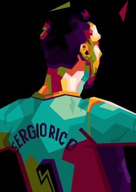 Sergio rico in popart