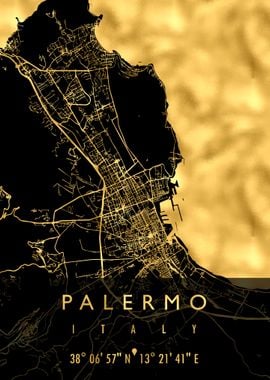 PALERMO MAP ITALY