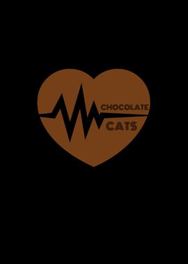 Heart Rate Chocolate Cat