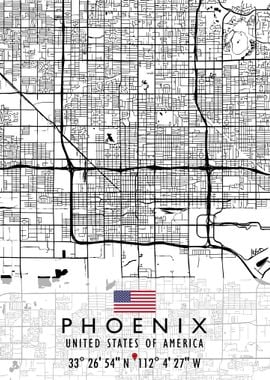 PHOENIX MAP USA