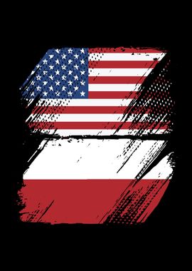 American Poland Flag