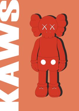 KAWS rework 2 Poster