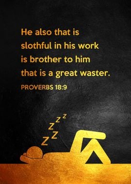 Proverbs 18 9