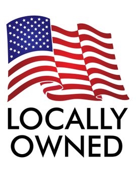 US FLAG LOCALLY OWNED