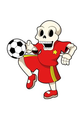 Skeleton Soccer Sports