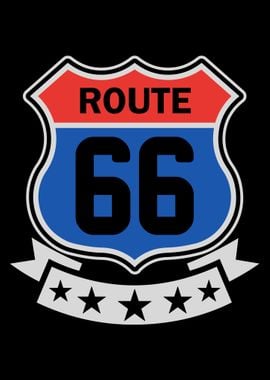 Route 66 Symbol USA