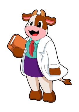 Cow Nurse Book Smock