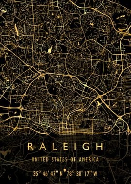 RALEIGH MAP USA