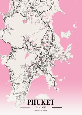 Phuket Neapolitan Map