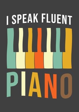 Pianist Saying I speak