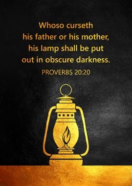 Proverbs 20:20 Darkness