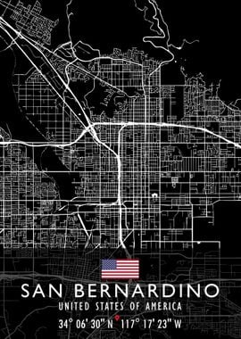 SAN BERNARDINO MAP USA