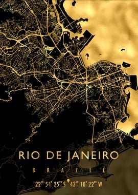 RIO DE JANEIRO MAP BRAZIL