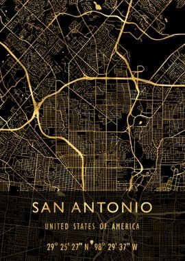 SAN ANTONIO MAP USA