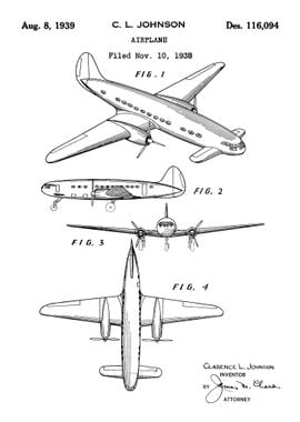 Airplane 1939 Vintage