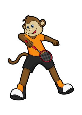 Monkey Tennis Sports