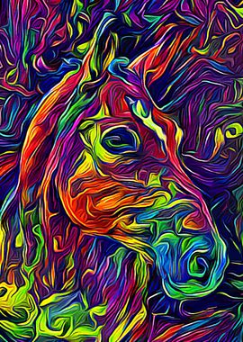 Horse Colorful 2