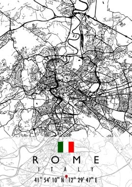 ROME MAP ITALY