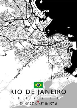 RIO DE JANEIRO MAP BRAZIL