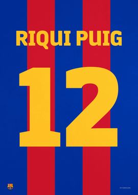 Riqui Puig 12 Jersey