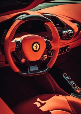 Ferrari Red Interior