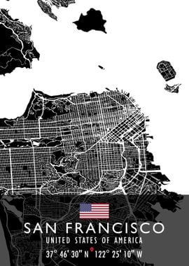 SAN FRANCISCO MAP USA