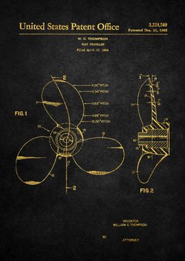 4 Boat Propeller Patent