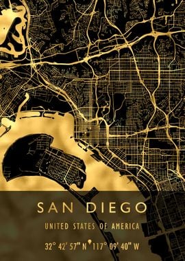 SAN DIEGO MAP USA