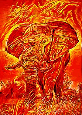 Elephant Flaming