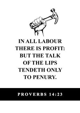 Proverbs 14:23