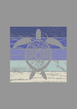 Turtle Retro Vintage