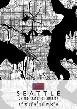 SEATTLE MAP USA