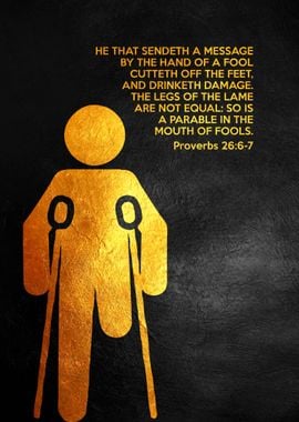 Proverbs 26 6 7