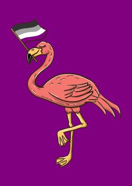 Flamingo Asexual Pride