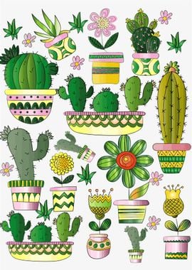 Cactus by Illustrator