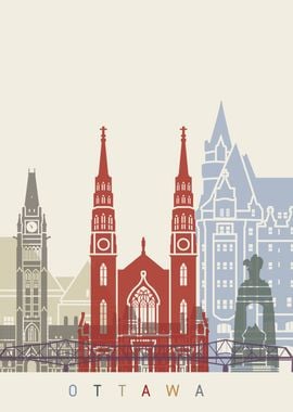 Ottawa skyline poster