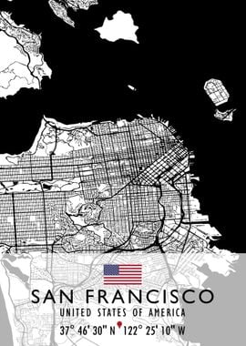 SAN FRANCISCO MAP USA