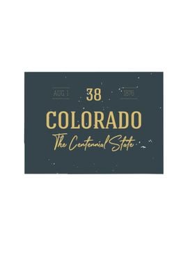 Colorado State Map USA