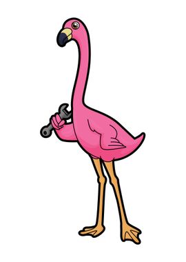 Flamingo Mechanic Wrench