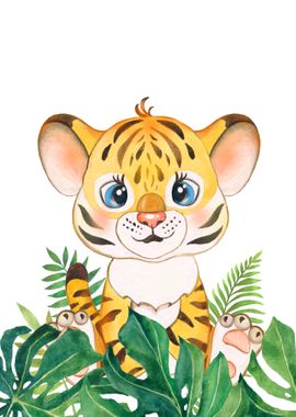 Cute Tiger Animal 