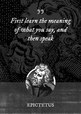 First learn the meaning of