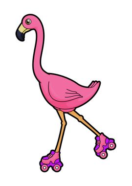 Flamingo Roller skates