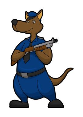 Kangaroo Police Gun