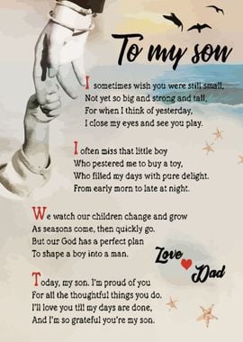 TO MY SON