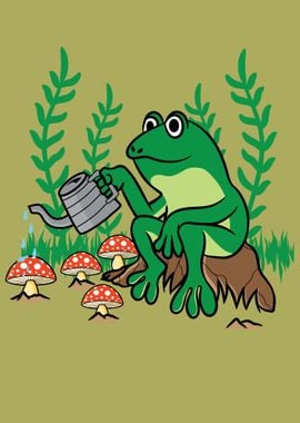 Cottagecore Aesthetic Frog