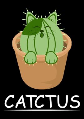 Cat Cactus Cat and Cactus