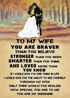 TO MY WIFE