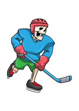 Skeleton Ice hockey Helmet