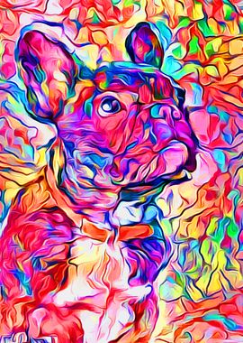 French Bulldog Colorful 5