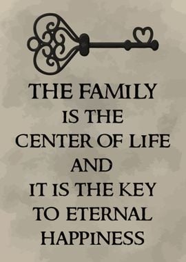 THE FAMILY IS THE CENTER